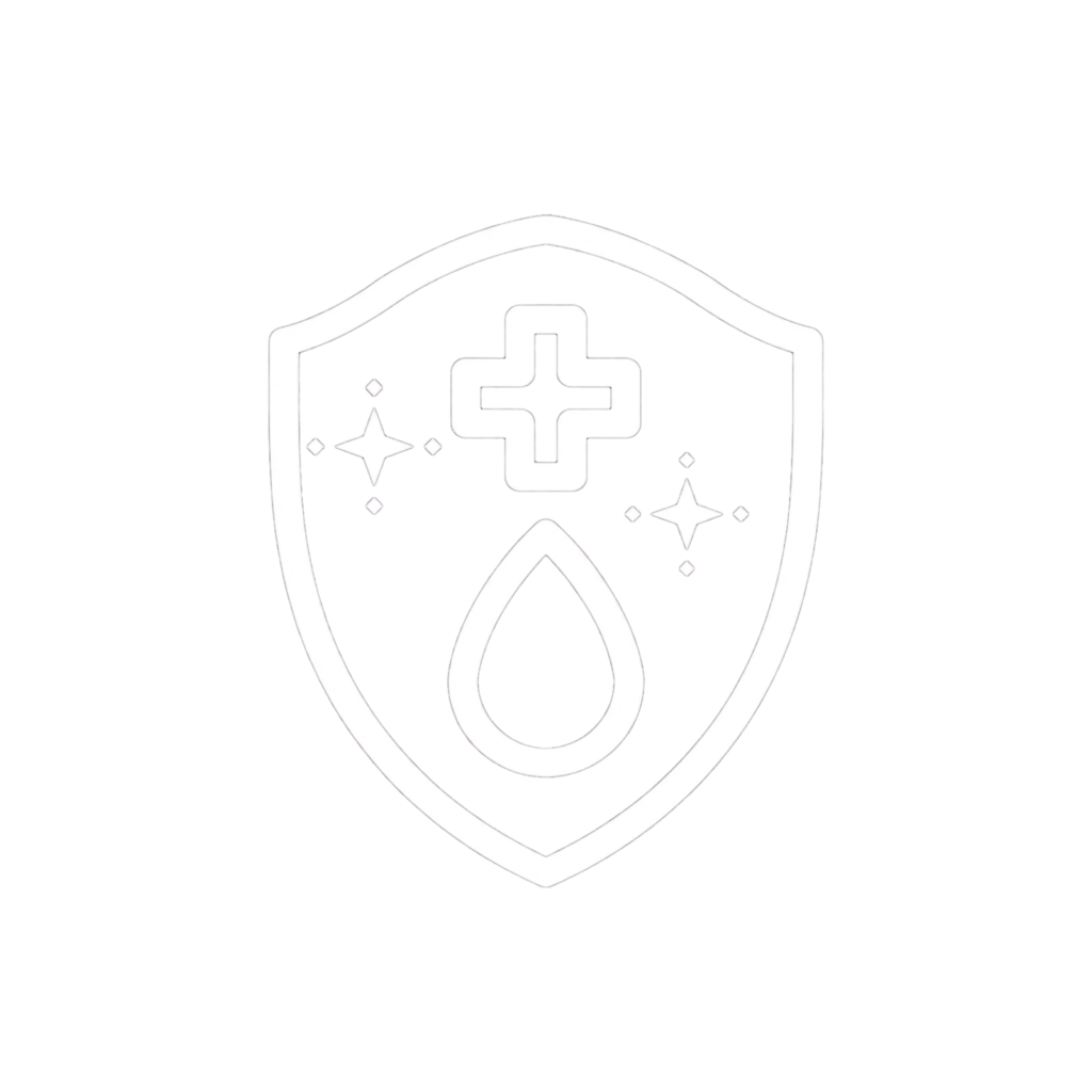 icono higiene blanco